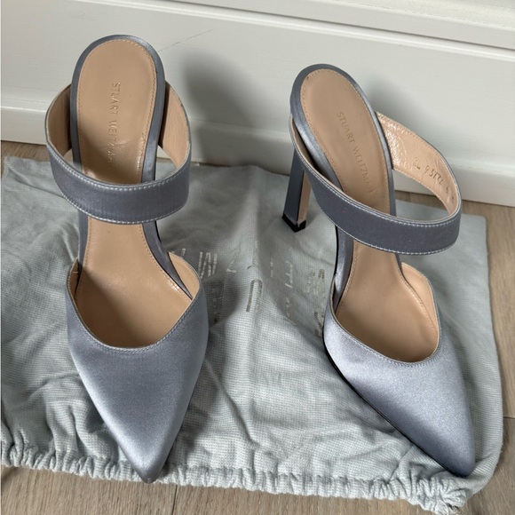Stuart Wetzman “eventually” satin mule size 36 - Picture 8 of 9